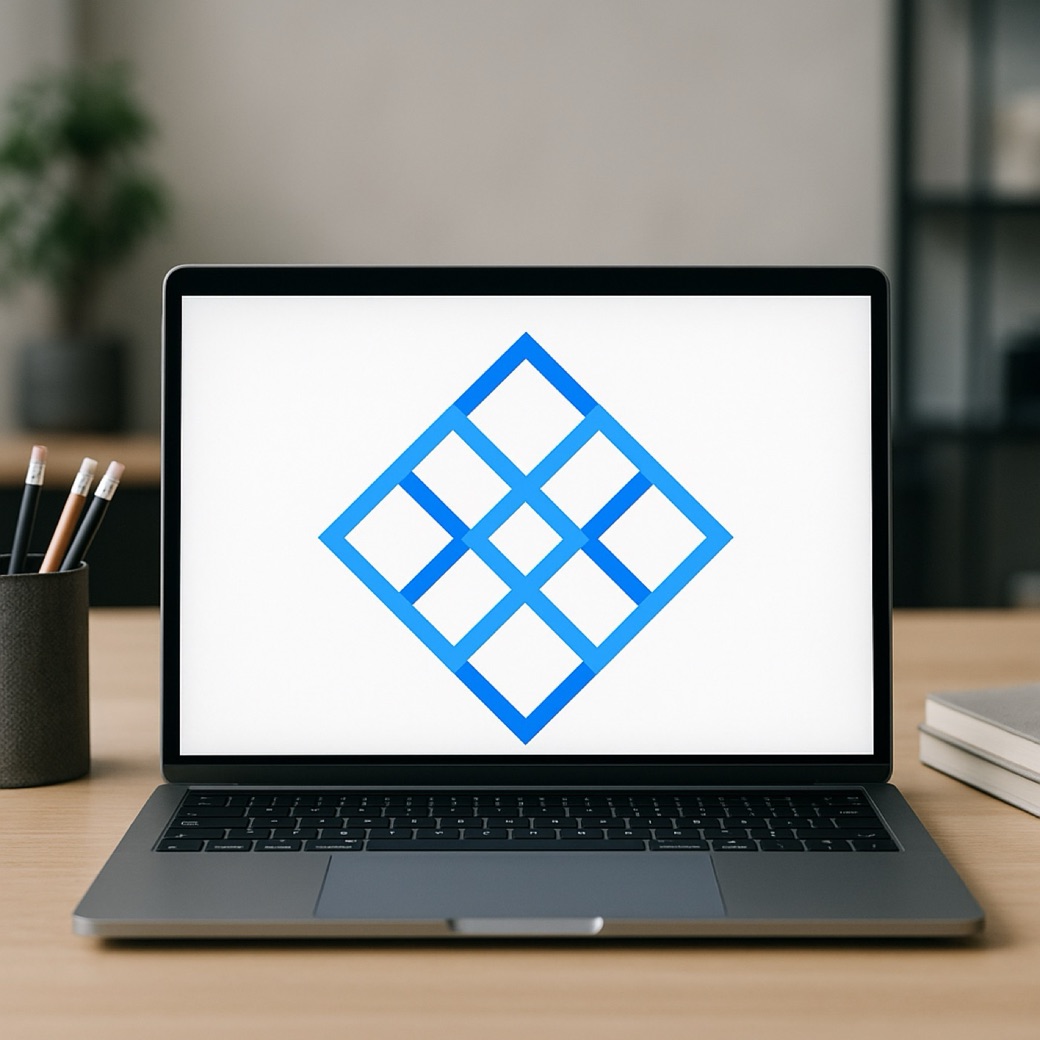 LogSeam modular grid displayed on a laptop symbolizing analyst-built workspaces